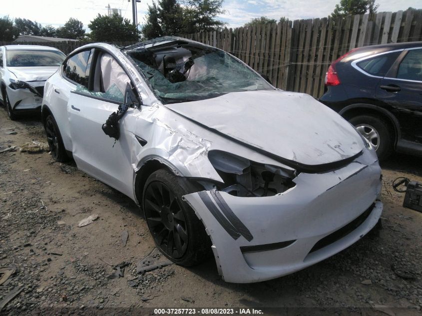 2021 TESLA MODEL Y LONG RANGE DUAL MOTOR ALL-WHEEL DRIVE