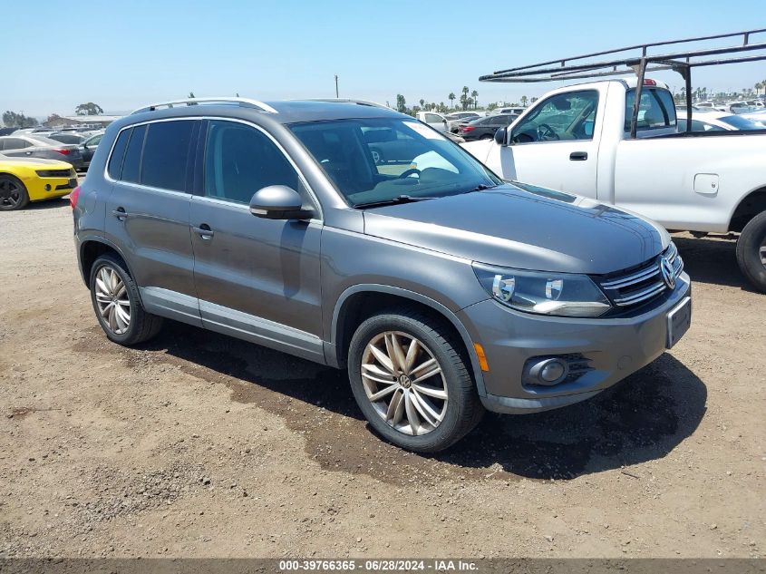 2012 VOLKSWAGEN TIGUAN SE