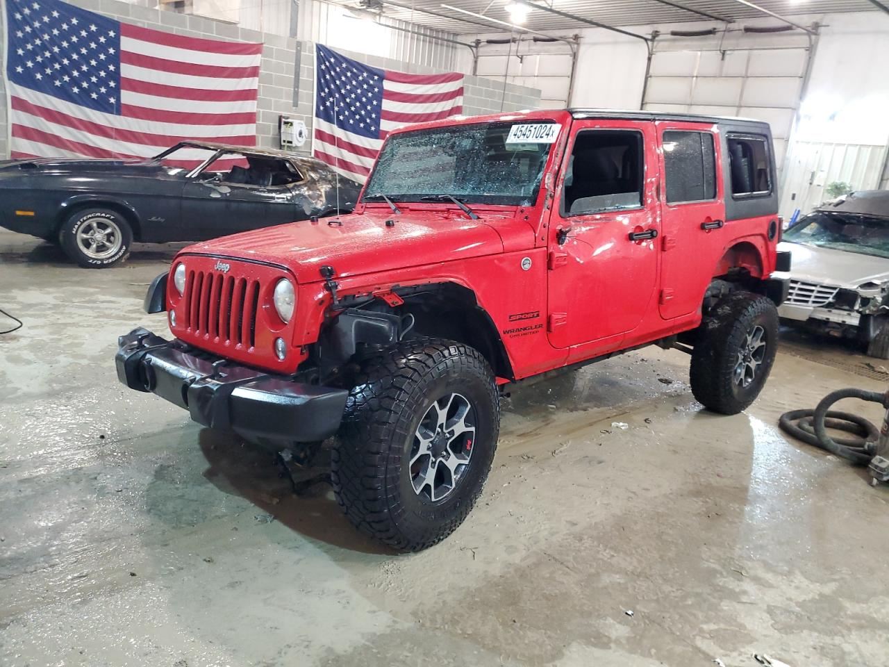 2014 JEEP WRANGLER UNLIMITED SPORT