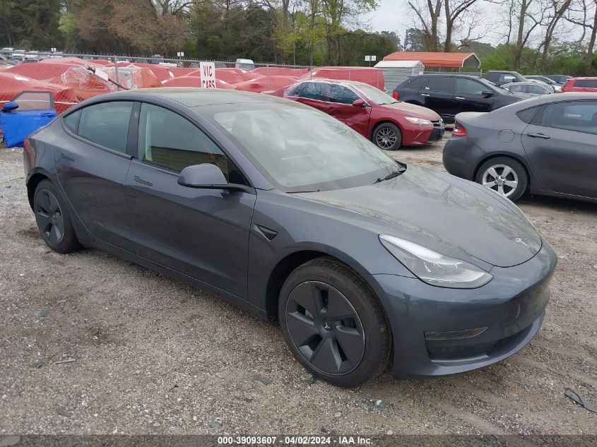 2023 TESLA MODEL 3 REAR-WHEEL DRIVE