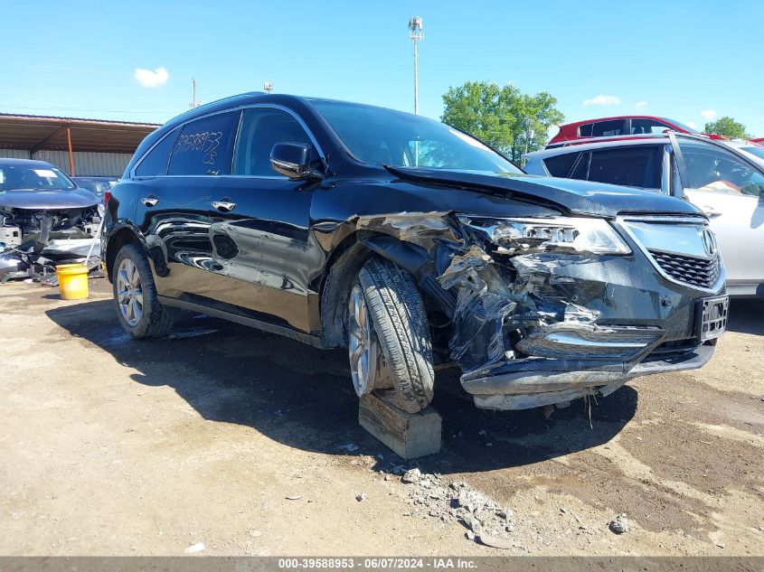 2014 ACURA MDX ADVANCE PKG W/ENTERTAINMENT PKG