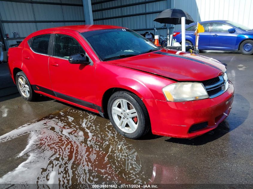 2012 DODGE AVENGER SXT