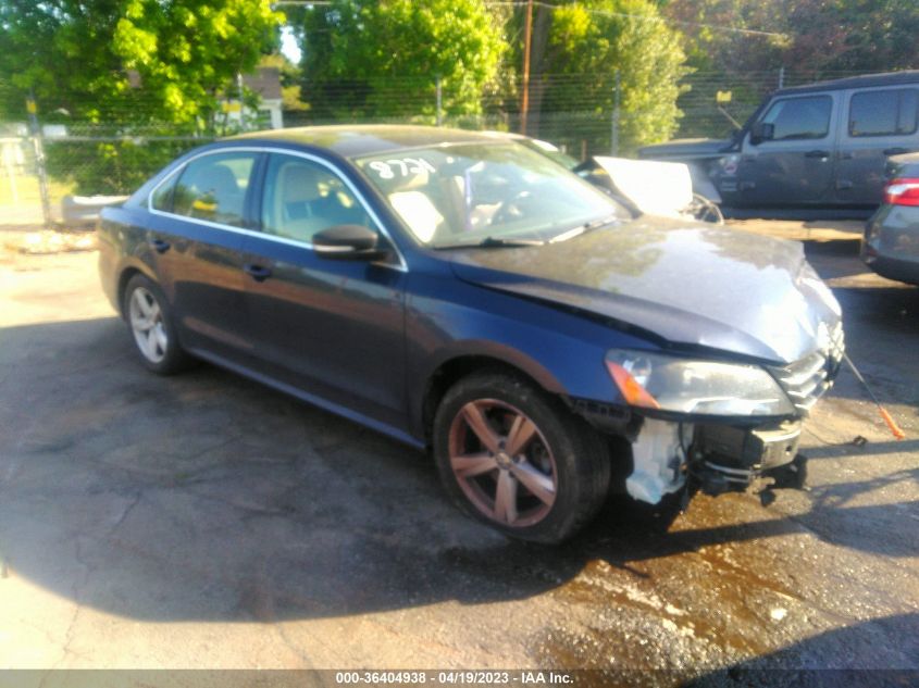 2013 VOLKSWAGEN PASSAT 2.5L SE