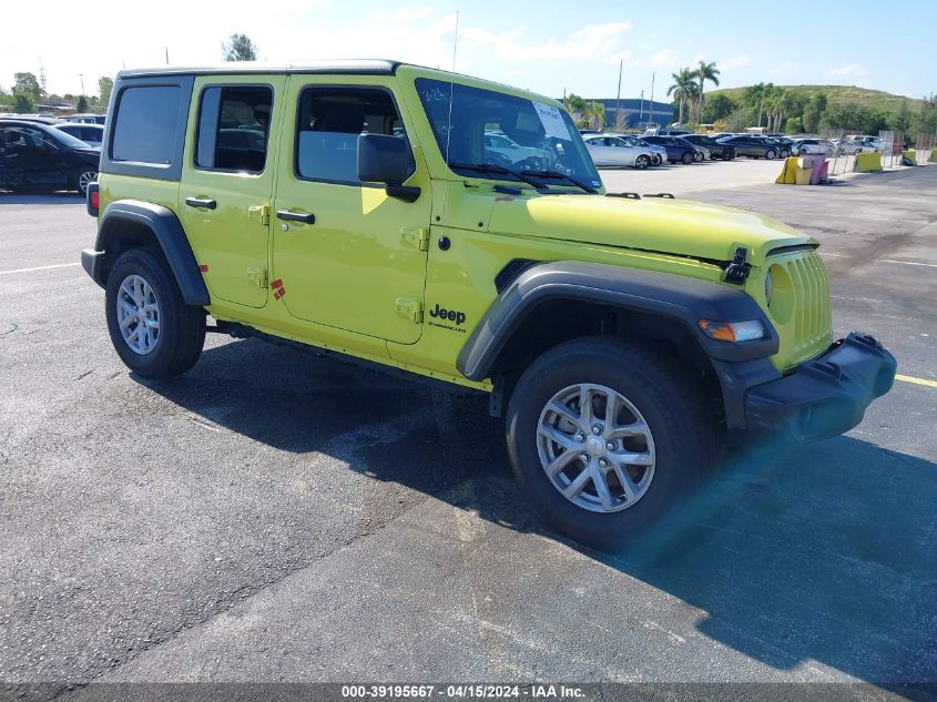 2023 JEEP WRANGLER 4-DOOR SPORT S 4X4