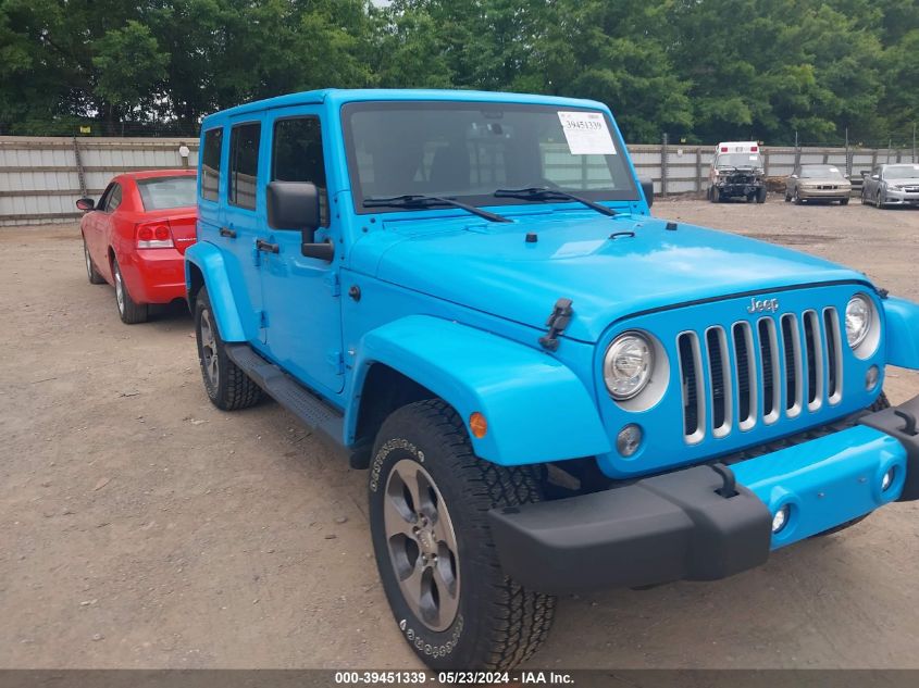 2017 JEEP WRANGLER UNLIMITED SAHARA 4X4