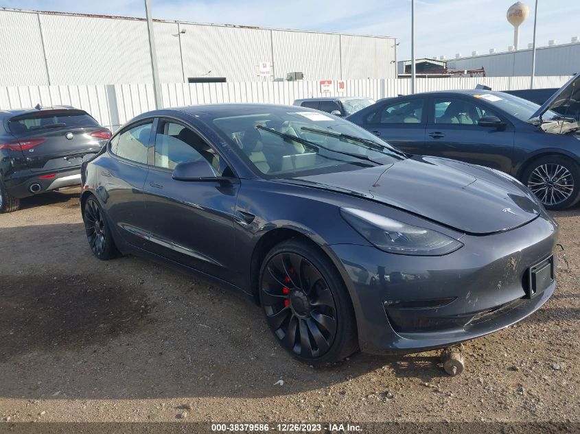 2023 TESLA MODEL 3 PERFORMANCE DUAL MOTOR ALL-WHEEL DRIVE