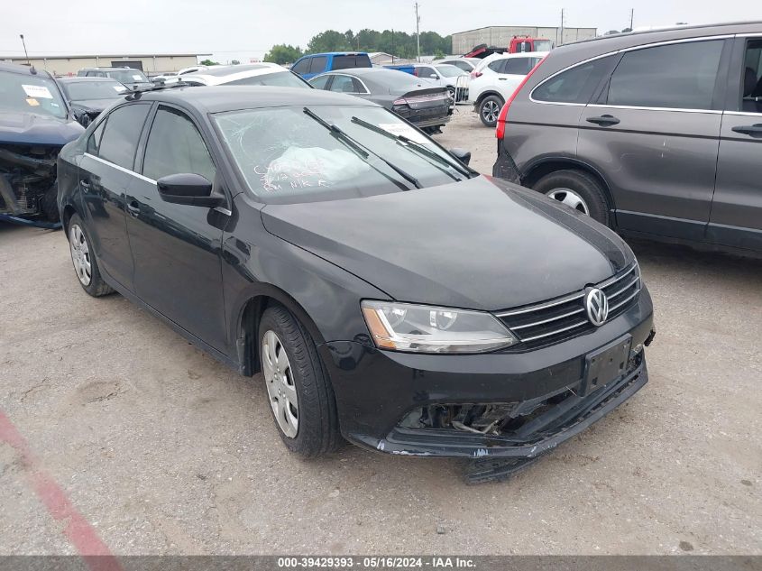 2017 VOLKSWAGEN JETTA 1.4T S