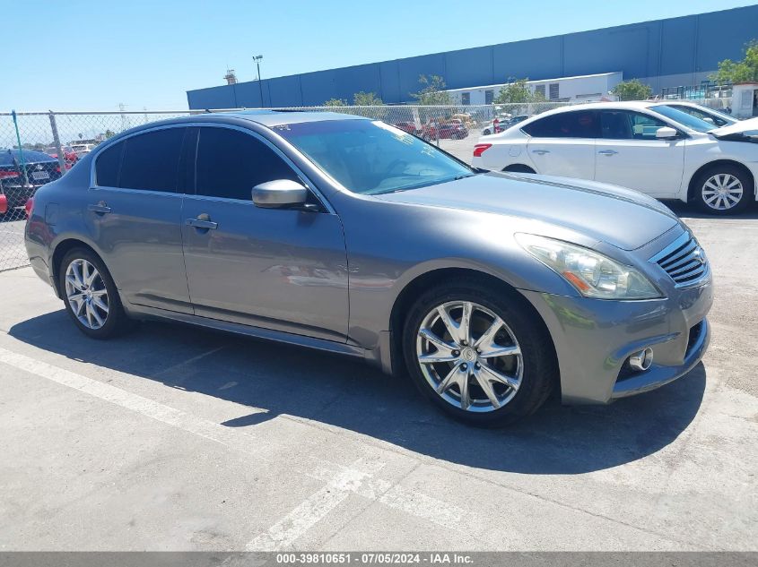 2011 INFINITI G37X