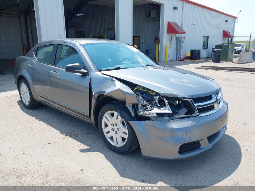 2012 DODGE AVENGER SE