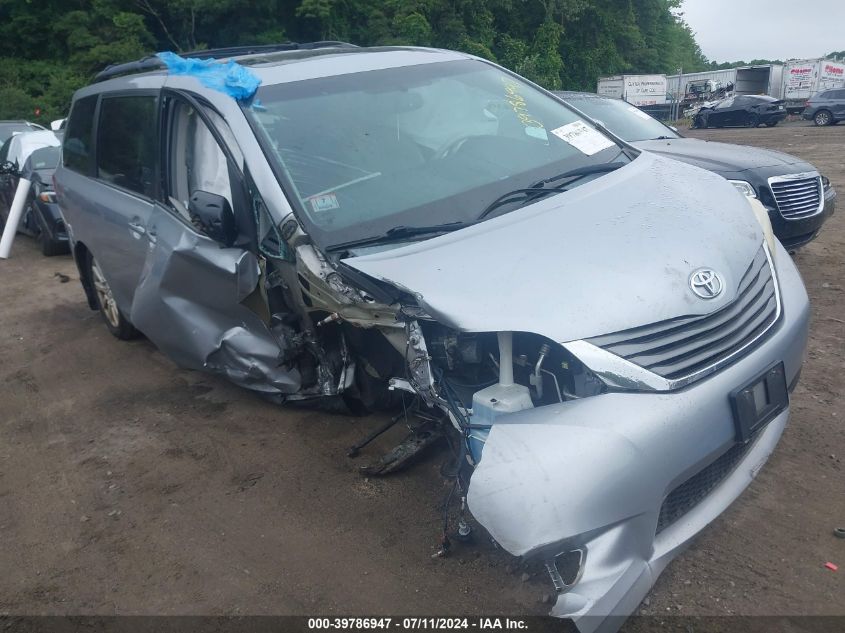 2014 TOYOTA SIENNA XLE 7 PASSENGER