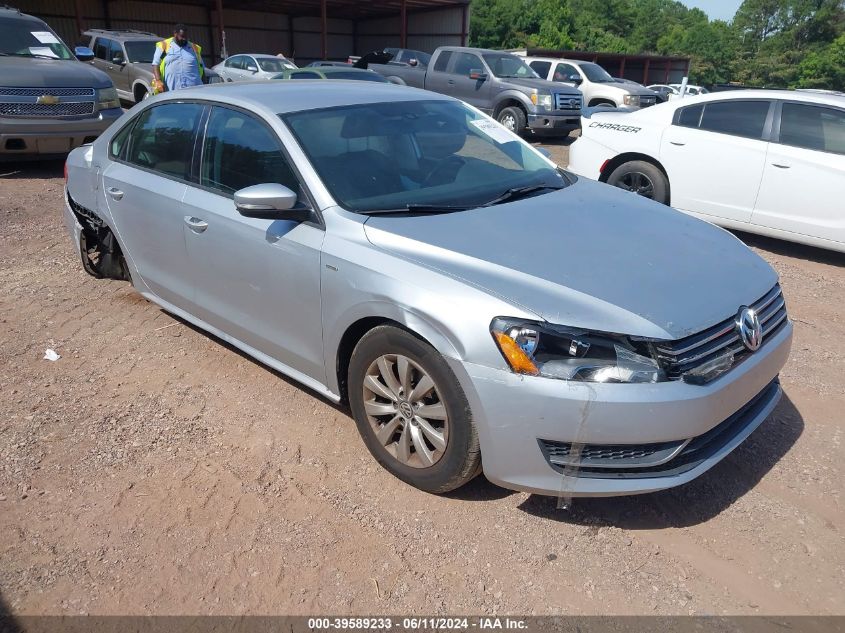 2015 VOLKSWAGEN PASSAT S