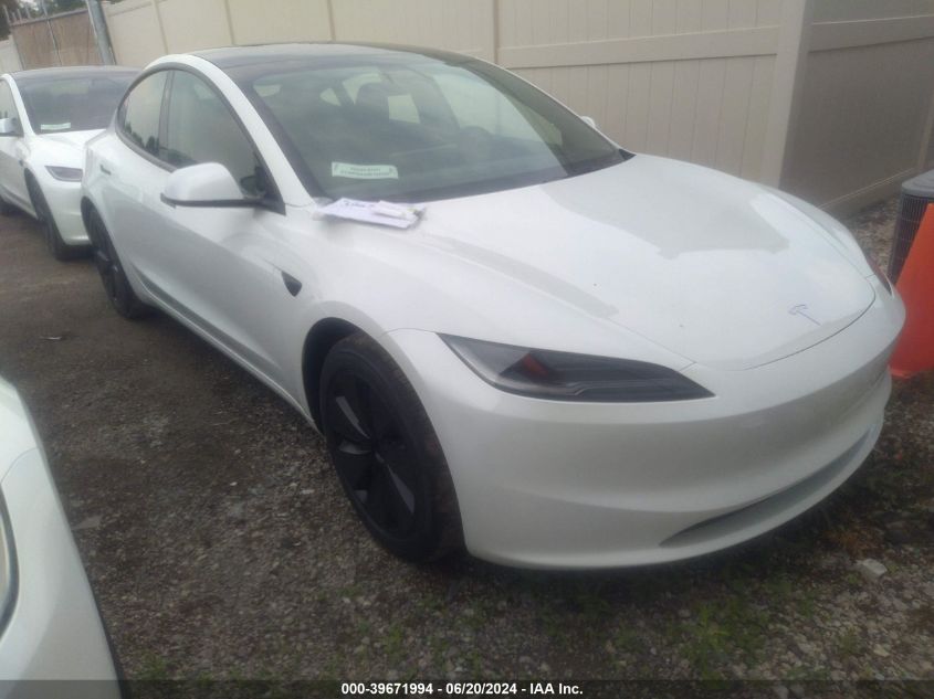 2024 TESLA MODEL 3