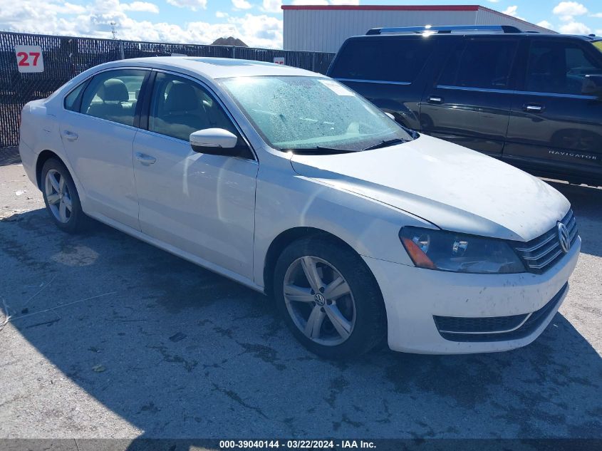 2013 VOLKSWAGEN PASSAT 2.5L SE