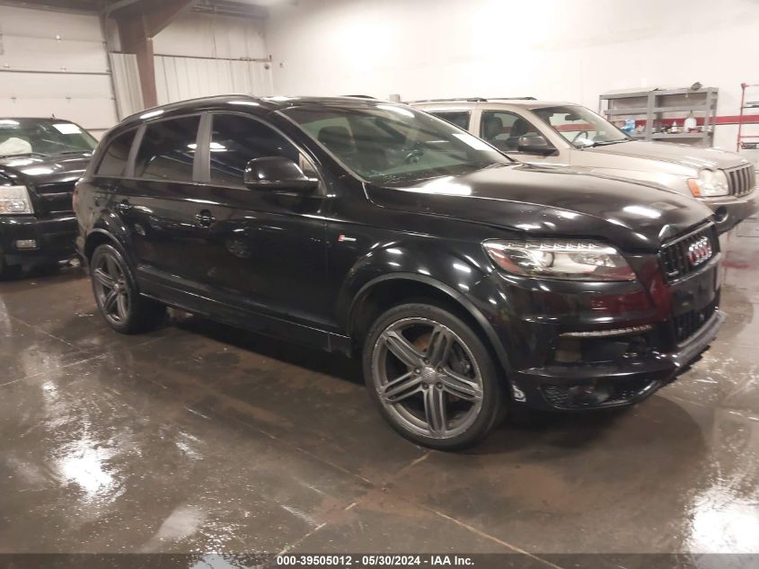 2013 AUDI Q7 3.0T S LINE PRESTIGE