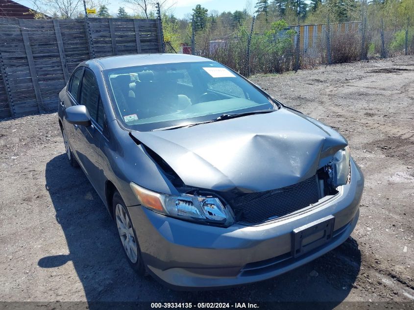 2012 HONDA CIVIC LX