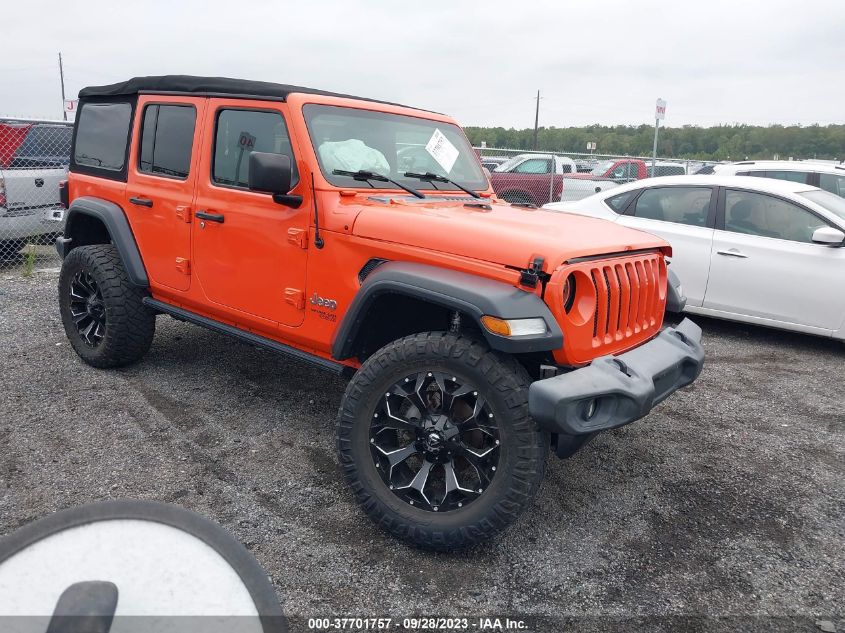 2018 JEEP WRANGLER UNLIMITED SPORT S 4X4