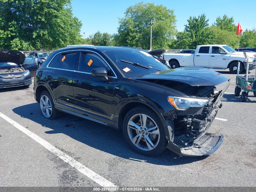 2021 AUDI Q3 PREMIUM 45 TFSI S LINE QUATTRO TIPTRONIC