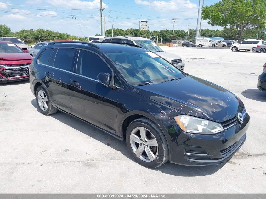 2015 VOLKSWAGEN GOLF SPORTWAGEN TDI S 4-DOOR