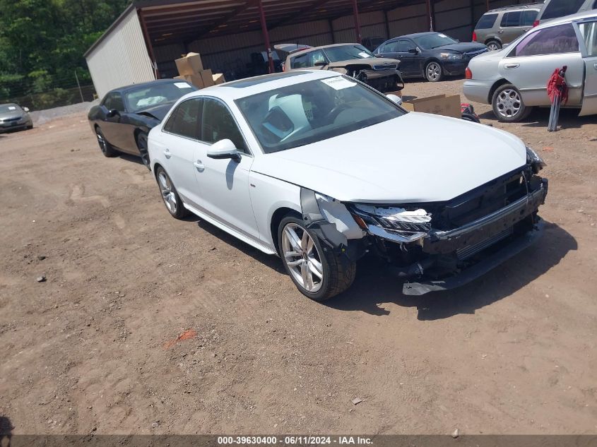 2023 AUDI A4 PREMIUM PLUS 45 TFSI S LINE QUATTRO S TRONIC