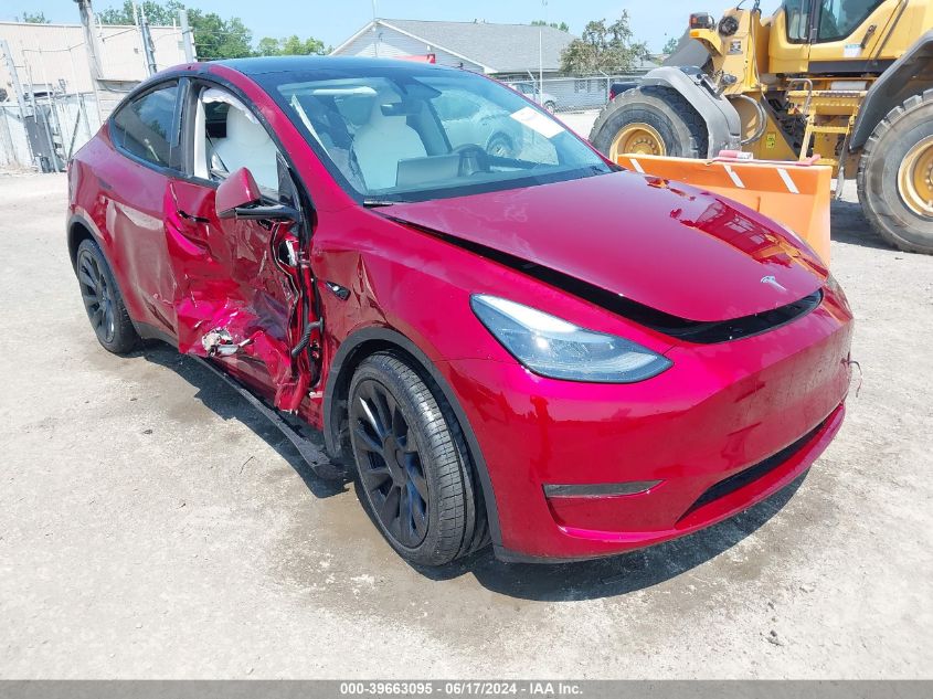 2024 TESLA MODEL Y LONG RANGE DUAL MOTOR ALL-WHEEL DRIVE