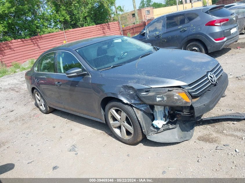 2013 VOLKSWAGEN PASSAT 2.5L SE