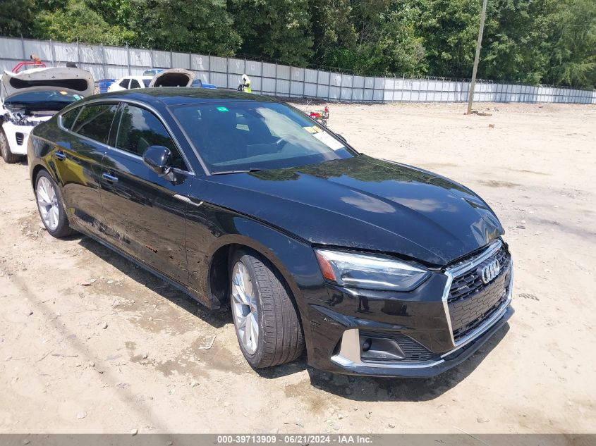 2020 AUDI A5 SPORTBACK PREMIUM 45 TFSI QUATTRO S TRONIC