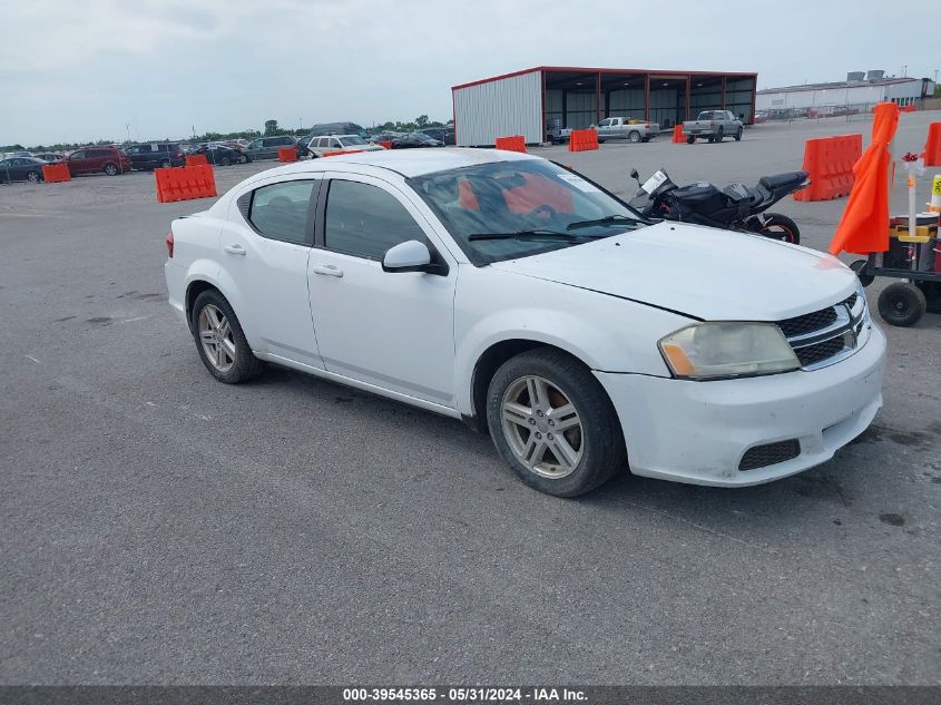 2012 DODGE AVENGER SXT