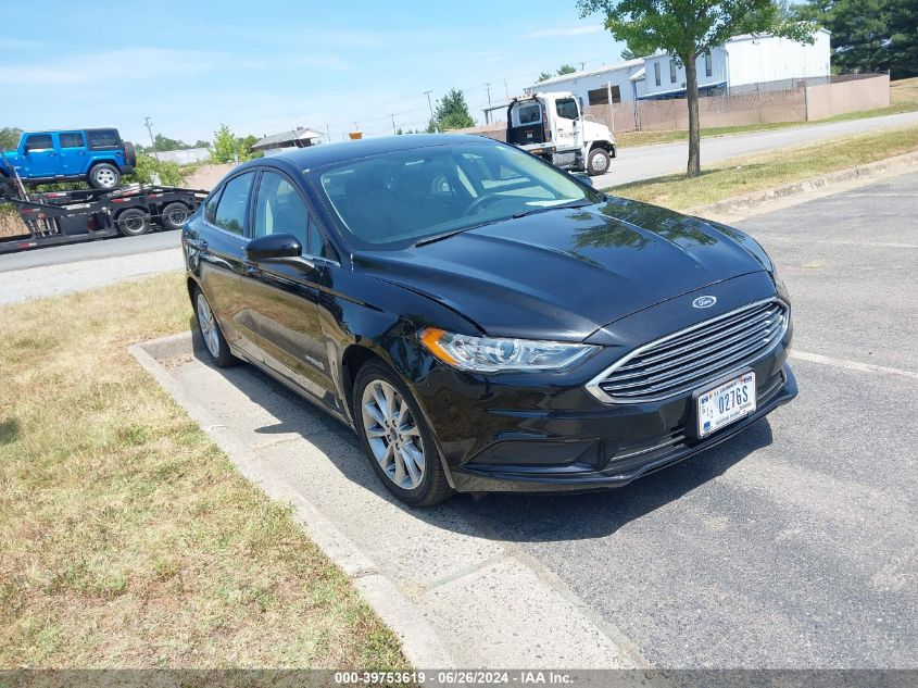 2017 FORD FUSION HYBRID S