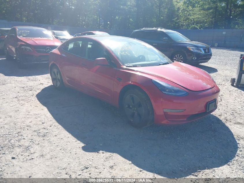 2023 TESLA MODEL 3 REAR-WHEEL DRIVE