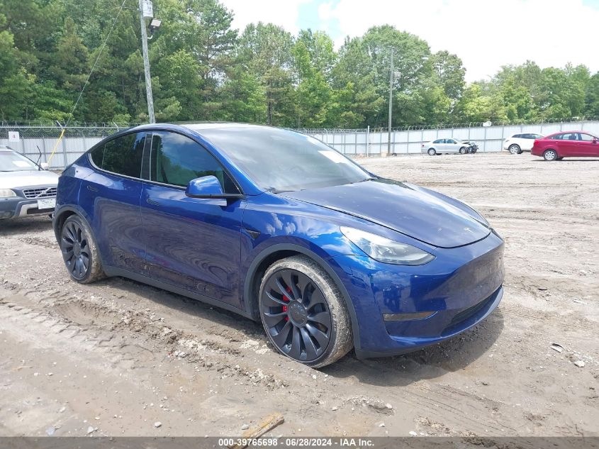 2022 TESLA MODEL Y PERFORMANCE DUAL MOTOR ALL-WHEEL DRIVE