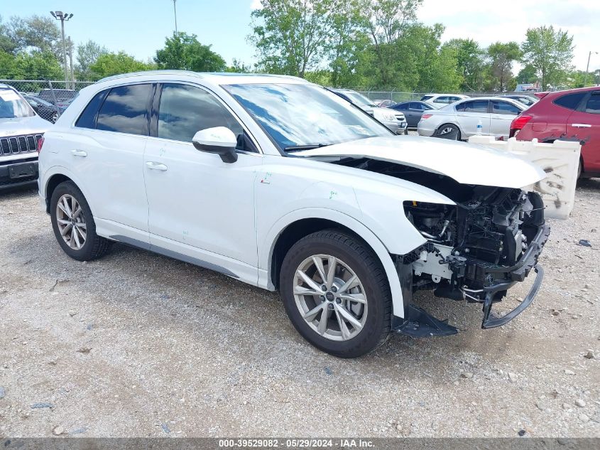 2023 AUDI Q3 PREMIUM PLUS 45 TFSI S LINE QUATTRO TIPTRONIC