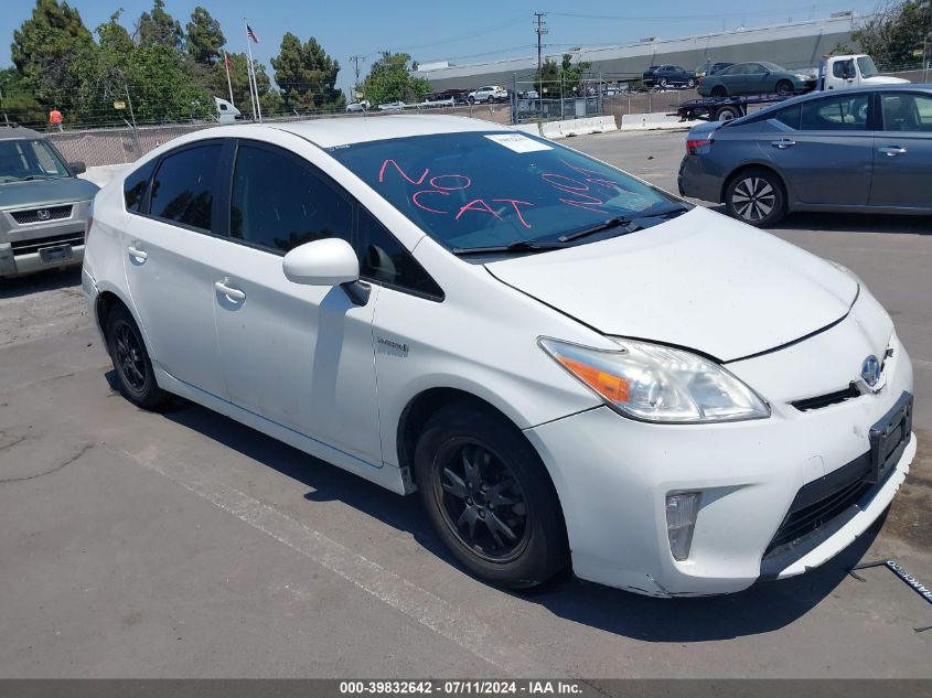 2012 TOYOTA PRIUS THREE