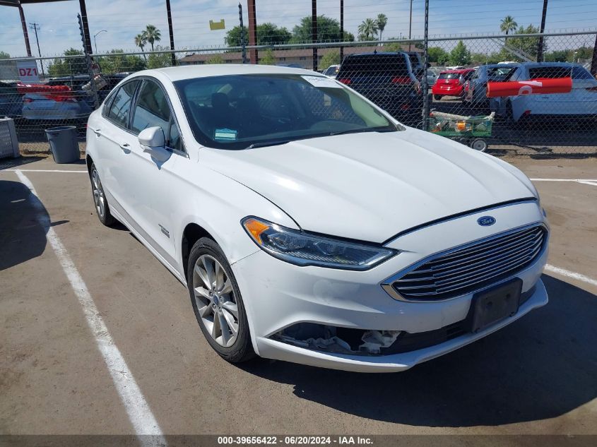 2017 FORD FUSION ENERGI SE LUXURY