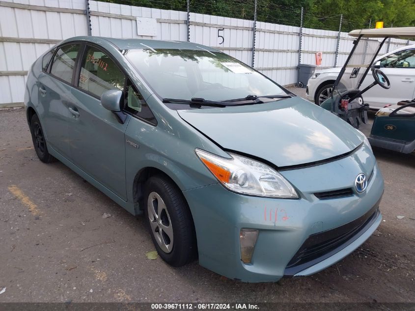 2013 TOYOTA PRIUS THREE