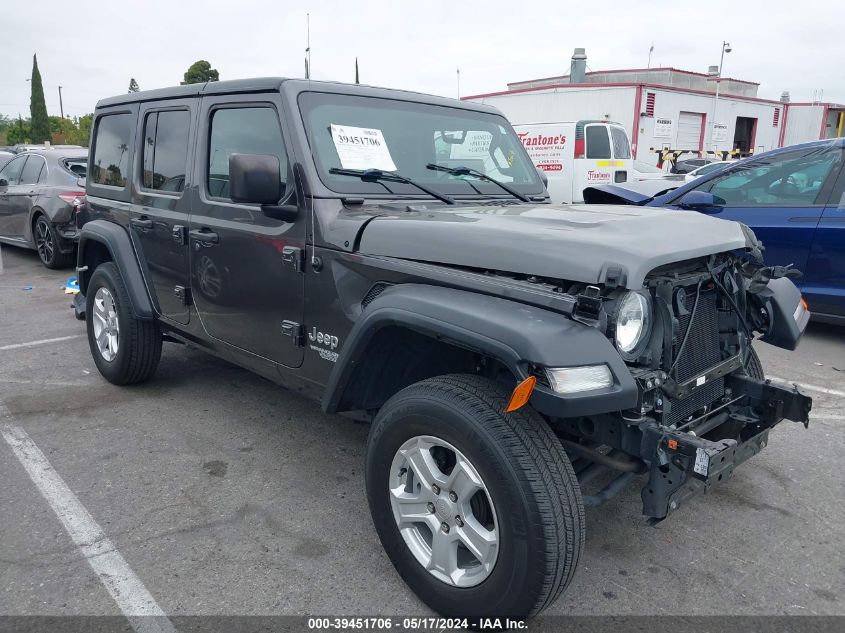 2019 JEEP WRANGLER UNLIMITED SPORT S 4X4