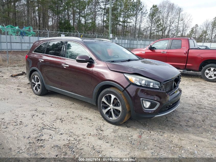 2016 KIA SORENTO 3.3L EX