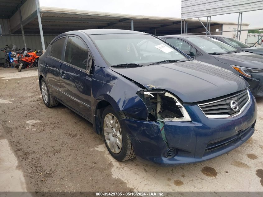 2012 NISSAN SENTRA 2.0/2.0S/SR/2.0SL