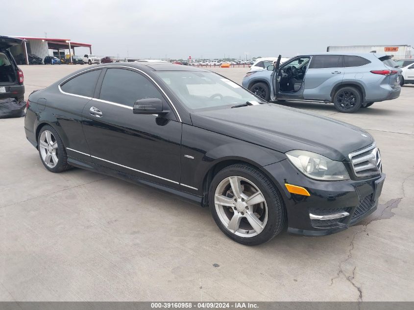 2012 MERCEDES-BENZ C 250