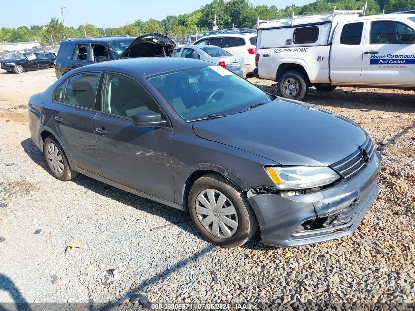 2016 VOLKSWAGEN JETTA 1.4T S