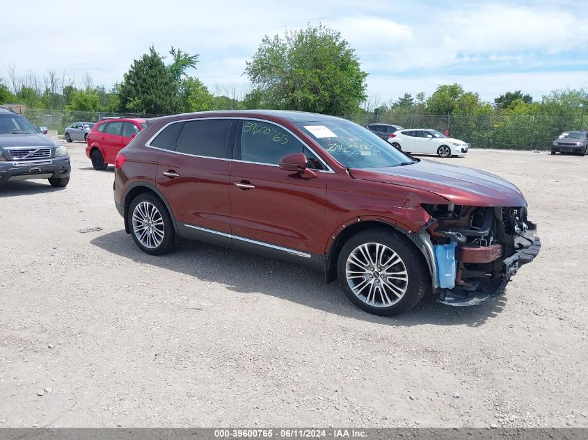 2016 LINCOLN MKX RESERVE