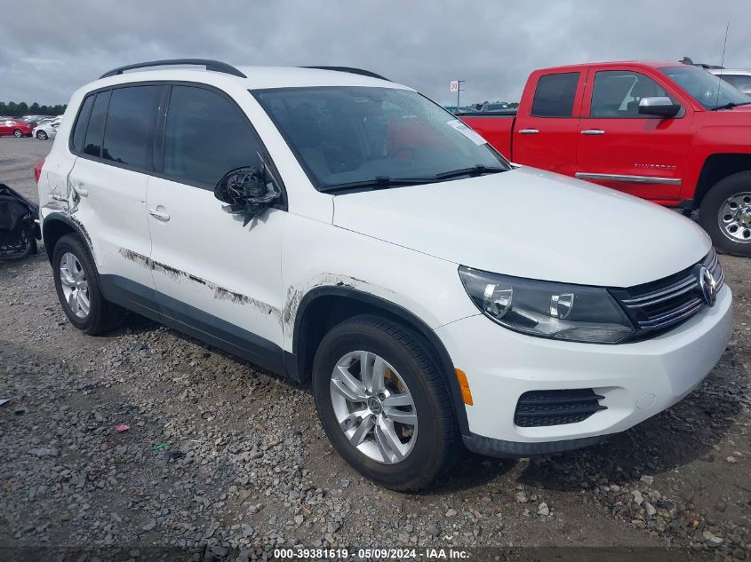 2016 VOLKSWAGEN TIGUAN S