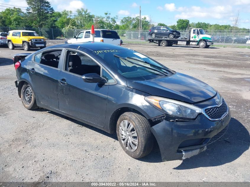 2016 KIA FORTE LX