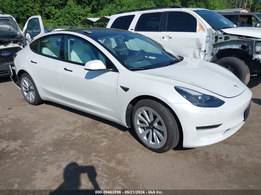 2023 TESLA MODEL 3 REAR-WHEEL DRIVE