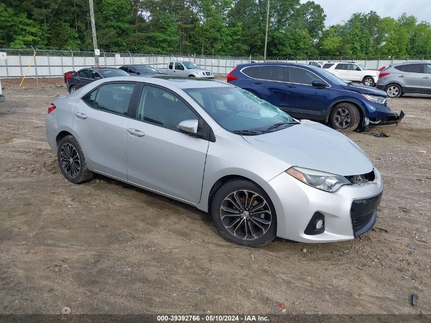 2015 TOYOTA COROLLA S PLUS