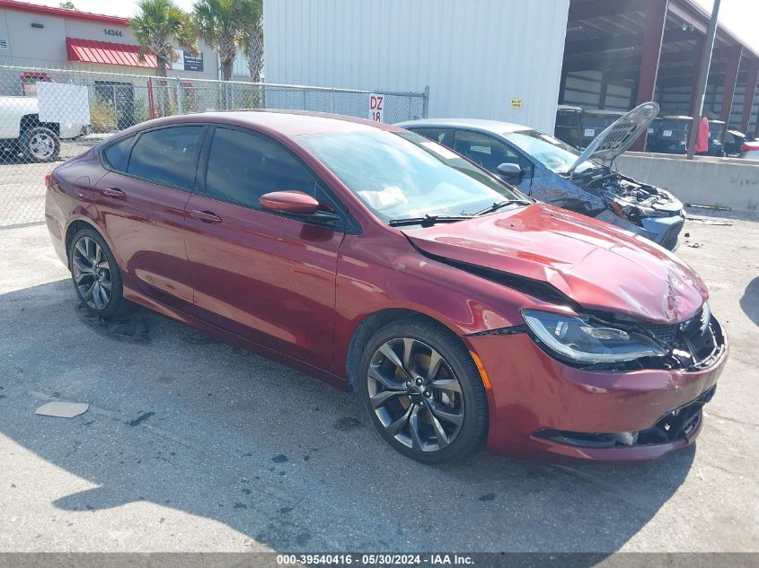 2016 CHRYSLER 200 S