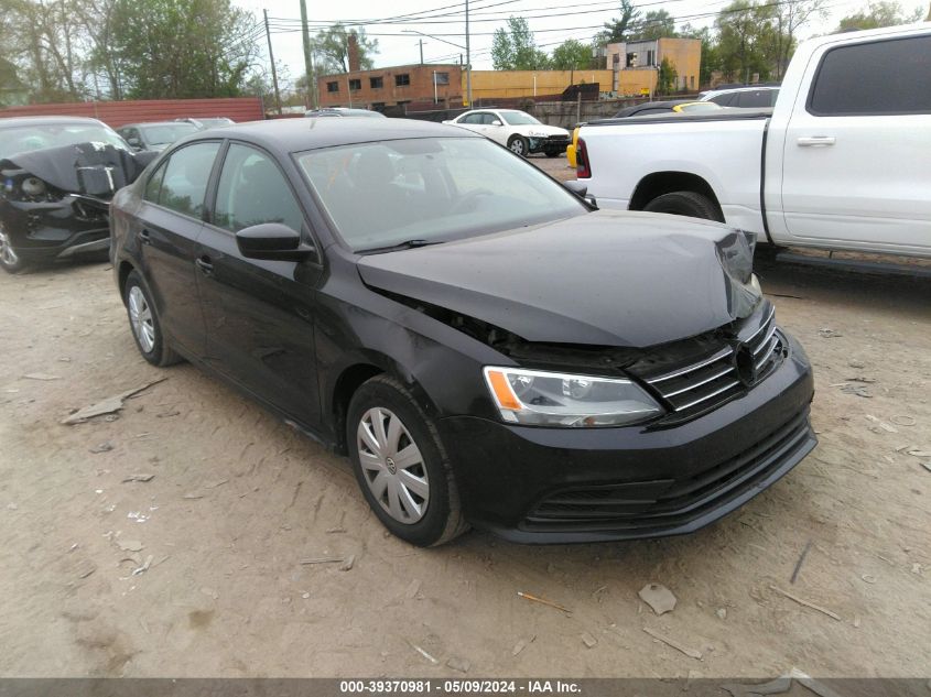 2015 VOLKSWAGEN JETTA 2.0L S