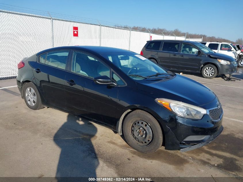 2016 KIA FORTE LX