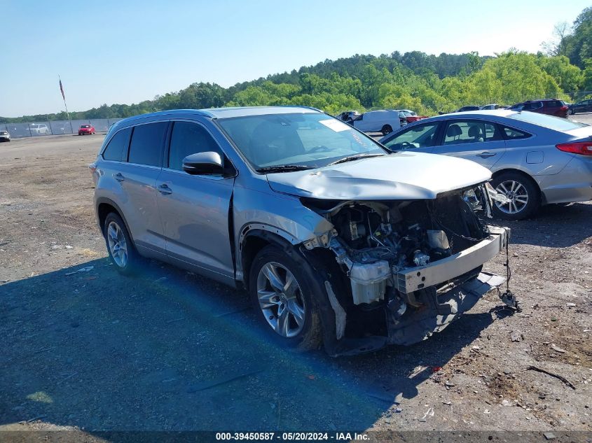 2014 TOYOTA HIGHLANDER LIMITED PLATINUM V6