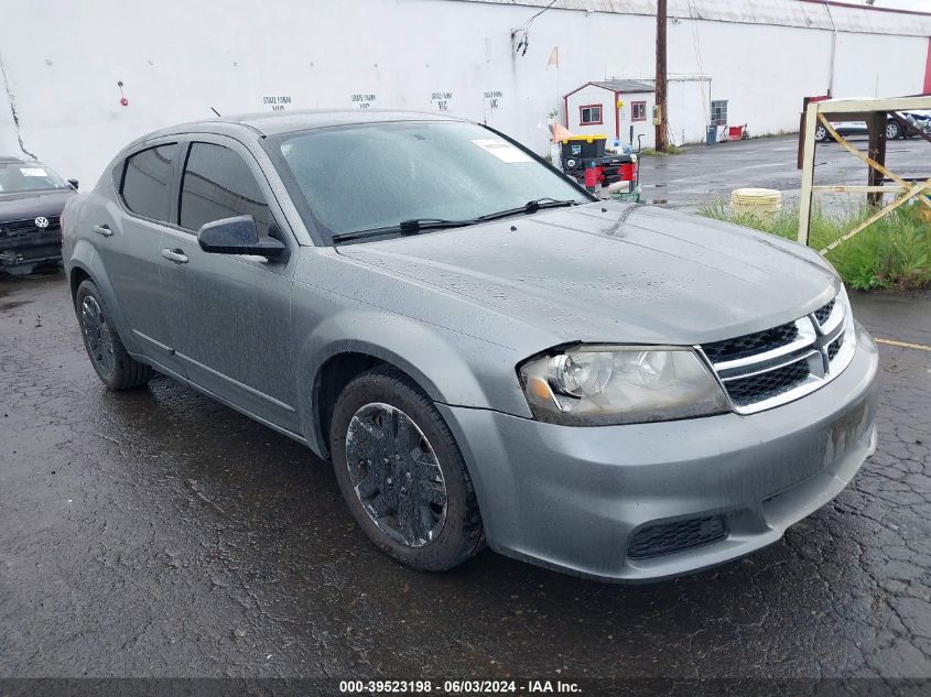 2012 DODGE AVENGER SE