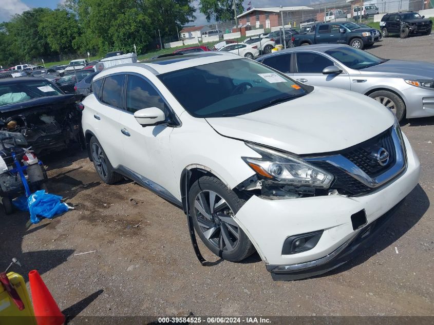 2016 NISSAN MURANO PLATINUM